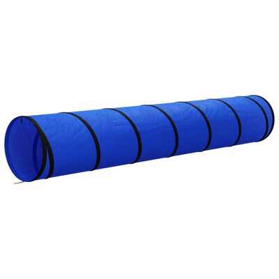 vidaXL Tunel pentru câini, albastru, Ø 50x300 cm, poliester