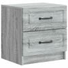 vidaXL Dulap de noapte Sonoma gri 43 x 34,5 x 44,5 cm Lemn prelucrat