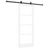 vidaXL Ușă glisantă ORKDAL 83 x 202 cm Lemn masiv de pin și sticlă