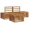 vidaXL Set de canapele de exterior natural 59 x 59 x 37 cm