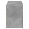 vidaXL Comodă TV de perete, gri beton, 80x30x41 cm