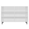 vidaXL Servantă, alb extralucios, 103,5x35x70 cm, PAL