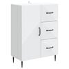 vidaXL Bufet Alb 66 x 34,5 x 89,5 cm Lemn prelucrat