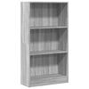 vidaXL Bibliotecă, gri sonoma, 60x24x109 cm, lemn prelucrat