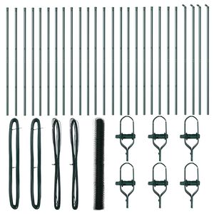 vidaXL St&acirc;lp de gard. Verde