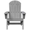 vidaXL Scaun Adirondack Gri deschis 82 x 74 x 92 cm HDPE
