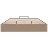 vidaXL Cadru de pat otoman fără saltea Cappucino piele artificială