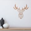 Homemania Decor de perete Deer, cupru, 51x51 cm, oțel