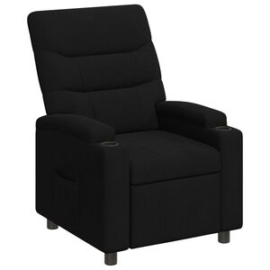 vidaXL Fotoliu recliner Negru 75 x 95 x 103 cm Țesătură