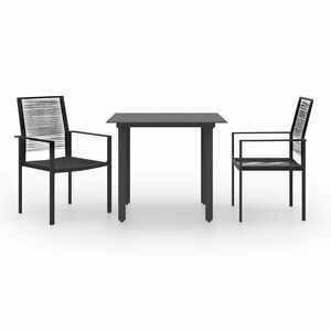 vidaXL Set mobilier de grădină, 3 piese
