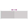 vidaXL Copertină laterală retractabilă de terasă, gri, 180x600 cm