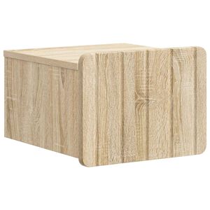 vidaXL Dulap de noapte suspendat Stejar Sonoma 33 x 34,5 x 24 cm