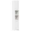 vidaXL Dulap de baie, alb, 30x30x183,5 cm, lemn prelucrat