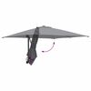 vidaXL Parasol de Grădină Antracit 248,5 x 247,5 x 160 cm