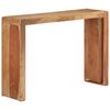 vidaXL Masă consolă, 110x30x76 cm, lemn masiv de acacia