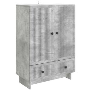 vidaXL Bufet Gri Beton 66 x 34,5 x 95 cm Lemn prelucrat
