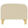 vidaXL Taburet, crem, 70x55x41 cm, material textil