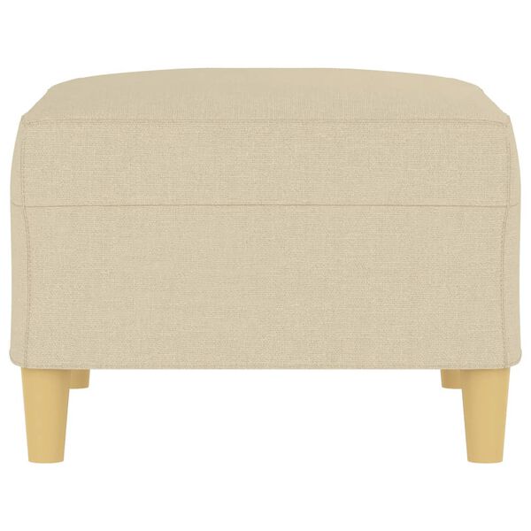vidaXL Taburet, crem, 70x55x41 cm, material textil
