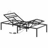 vidaXL Cadru Electric Ajustabil pentru Pat Negru 200 x 90 x 33,5 cm