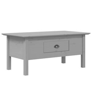vidaXL Măsuță de cafea "BODO", gri, 100x55x46 cm, lemn masiv de pin