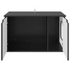 vidaXL Casa pentru pisici Negru 85 x 55 x 50,5 cm Lemn compozit