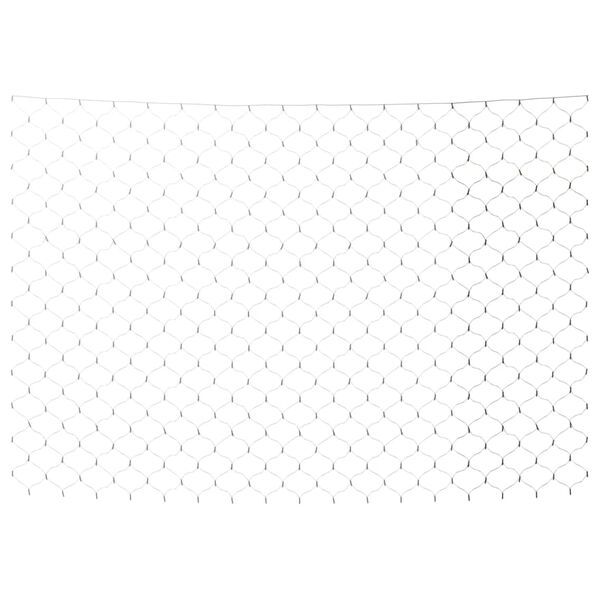 vidaXL Plasă lumini de Crăciun 204 LED-uri, alb rece, 3x2 m, int./ext.