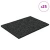 vidaXL Pat din granulate de cauciuc Negru 6 x 9 x 0,3 cm Cauciuc