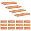 vidaXL Trepte de scară 16 buc. 80 x 25 x 2 cm Vopsea Lemn de fag masiv