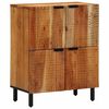 vidaXL Bufet cu raft cu ușă Maro 60 x 33,5 x 75 cm Lemn de mango solid
