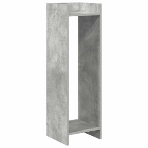 vidaXL Suport pentru plante Gri Beton 30 x 30 x 100 cm Lemn prelucrat