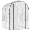 vidaXL Seră cu Cadru 160 x 200 x 192,5 cm PVC Transparent