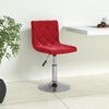 vidaXL Scaun de bar, roșu vin, catifea