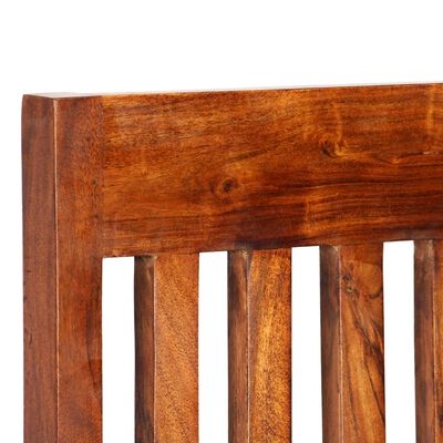 vidaXL Scaune de masă 2 buc. lemn masiv cu finisaj tip miere, moderne