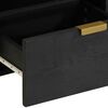 vidaXL Noptieră, negru, 40x33x46 cm, lemn prelucrat