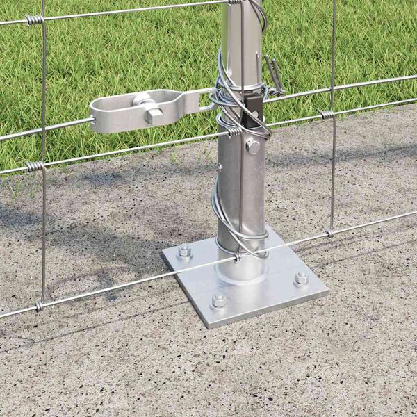 vidaXL St&acirc;lp de gard. Galvanizat 25 x 1,4 m Oțel