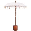 vidaXL Umbrelă balineză cu bază Rotund 190 x 190 x 295 cm