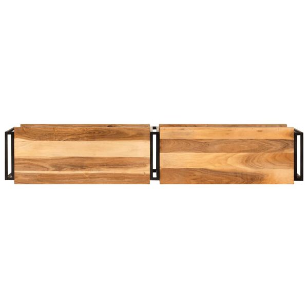 vidaXL Dulap TV, 160x30x40 cm, lemn masiv de acacia