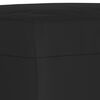 vidaXL Set de canapele cu perne, 3 piese, negru, microfibră
