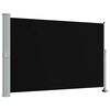 vidaXL Copertină laterală retractabilă, negru, 160 x 300 cm