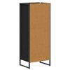 vidaXL Dulap de Baie Stejar Negru 40 x 30 x 100 cm Lemn compozit