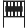 vidaXL Tăblie de pat, negru, 80,5x4x100 cm, lemn masiv de pin