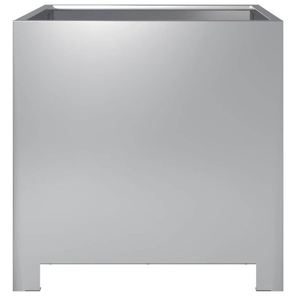 vidaXL Jardinieră de grădină, 40x40x40 cm, oțel galvanizat