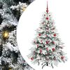 vidaXL Brad de Crăciun artificial cu 150 LED Alb 120 cm PE și PVC