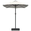 vidaXL Parasol de Grădină Nisip și Antracit 385 x 209 x 244 cm