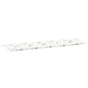 vidaXL Pad pentru Bancă Material Oxford Design cu frunze