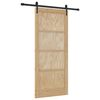 vidaXL Ușă glisantă ORKDAL natural 86 x 198,5 cm Lemn masiv de pin