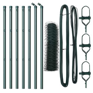 vidaXL St&acirc;lp de gard. Verde