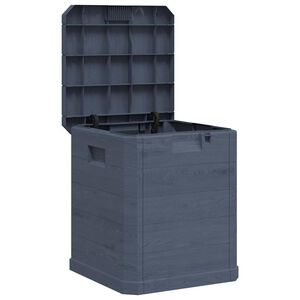 vidaXL Ladă de depozitare pentru grădină, antracit, 90 L