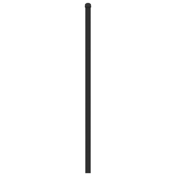 vidaXL Tăblie de pat de schimb, stejar maro, 80 cm, lemn prelucrat și oțel