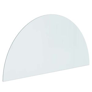 vidaXL Placă de sticlă pentru semineu Transparent 1200 x 600 mm Sticlă